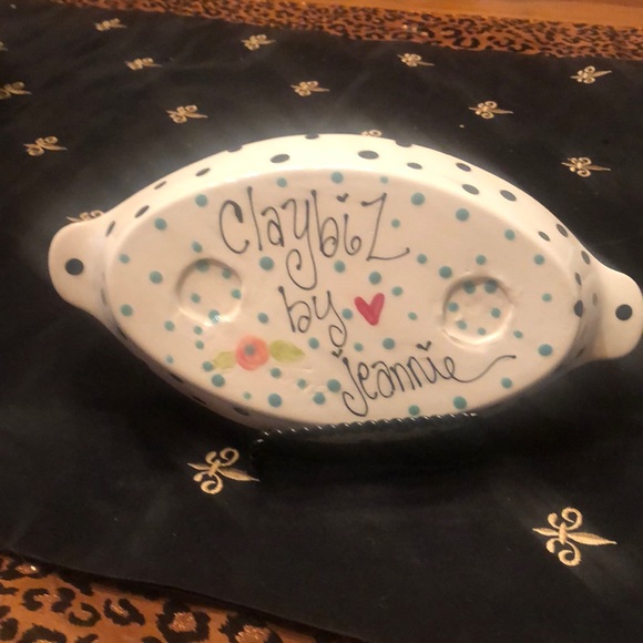 “Garden Party”, Whimsical Serving Dish! - Picture 2 of 2